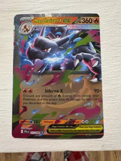 (ERROR- Miscut) Pokemon TCG Phantasmal Flames Mega Charizard X Ex 013/094 - Image 1