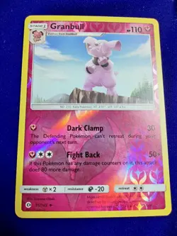 Granbull | Reverse Holo | NM/M | Sun & Moon 91/149 | Uncommon | Pokemon - Image 1