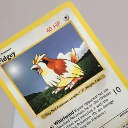 Pokemon TCG - Pidgey 57/102 Base Set Common Shadowless WOTC 1999 - EXC - Image 1