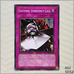 Gottoms' Emergency Call - 5DS2-EN033 - Common 1st Edition Yugioh - Image 1