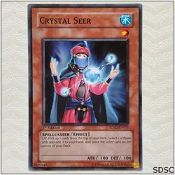 Crystal Seer - SDSC-EN0 17- Common 1st Edition Yugioh - Image 1