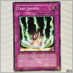 Trap Jammer - SD1-EN027 - Common 1st Edition Yugioh - Image 1