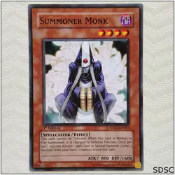 Summoner Monk - SDSC-EN005 - Common 1st Edition Yugioh - Image 1