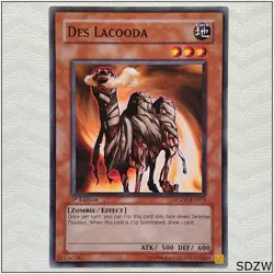 Des Lacooda - SDZW-EN013 - Common 1st Edition Yugioh - Image 1