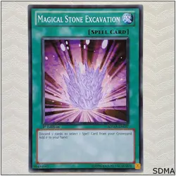 Magical Stone Excavation - SDMA-EN027 - Common 1st Edition Yugioh - Image 1