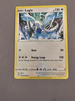 Lugia Rare SWSH03: Darkness Ablaze 140/189 Colorless Normal Pokemon Card TCG nm - Image 2