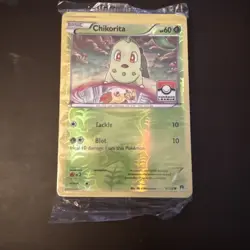 Pokemon TCG Chikorita 1/122 League Promo Reverse Holofoil sealed pack 20 cards - Image 2