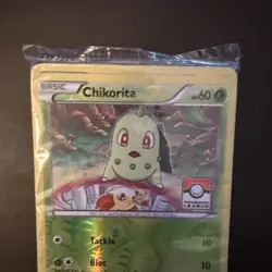 Pokemon TCG Chikorita 1/122 League Promo Reverse Holofoil sealed pack 20 cards - Image 4