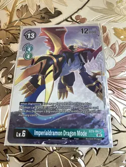 Digimon Card Game Imperialdramon: Dragon Mode Box Topper Foil ST9-06 - Image 1