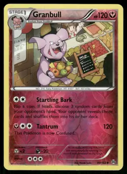 Pokemon Cards Granbull 99/162 Reverse Holo BREAKthrough XY NM - Image 1