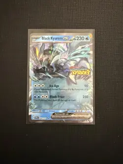Pokemon TCG Surging Sparks 048/191 Black Kyurem EX Stamped Promo Card NM-M - Image 1