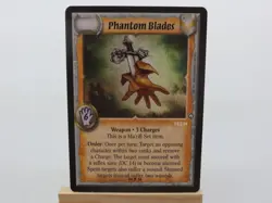 WARLORD Saga of the Storm CCG Weapon Item Card PHANTOM BLADES 69/78 #1068 - Image 1