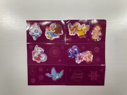 Pokemon 2025 Holiday Advent Calendar Promos 7/8 Snowflake Stamp Cards Lot Sealed - Image 2