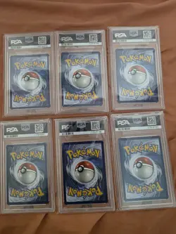 Pokemon TCG PSA Graded Card Lot Of 6, Psa 8 - Image 2