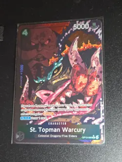OP13-089 St. Topman Warcury R Alt Art One Piece TCG English Card Alternative - Image 1