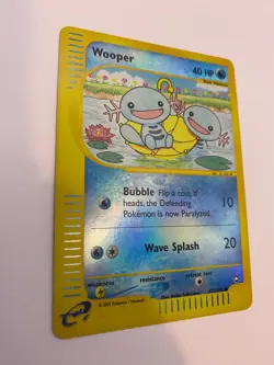 Pokemon Card - Reverse-Holo Wooper 117/147 Aquapolis *MP* e-Card Common - Image 4