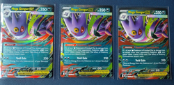 3x Mega Gengar ex 056/094 Holo Double Rare Pokemon Card Phantasmal Flames NM - Image 1