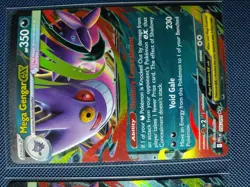 3x Mega Gengar ex 056/094 Holo Double Rare Pokemon Card Phantasmal Flames NM - Image 4