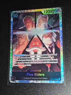 Five Elders Op13-082 Super Rare One Piece Card Game Near Mint - Image 1
