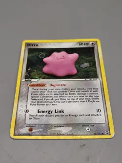 Pokemon TCG Ditto Card 35/113 Delta Species Regular Damaged - Image 1