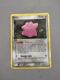 Pokemon TCG Ditto Card 35/113 Delta Species Regular Damaged - Image 2