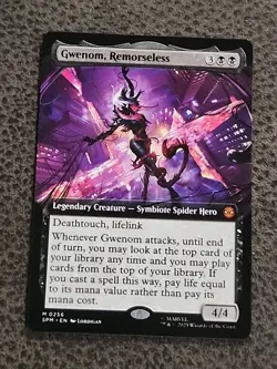 MTG Magic the Gathering Gwenom, Remorseless M0256 Marvel's Spider-Man Non-Foil - Image 3