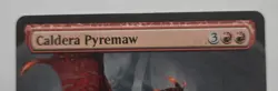 Caldera Pyremaw (Extended Art) Commander: Tarkir: Dragonstorm Regular - Image 2