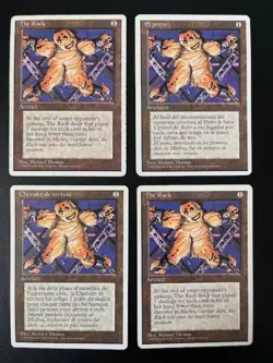 MTG- The Rack x4 - 4th Edition (Two are Foreign) - Image 1