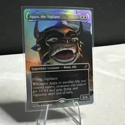 MTG Appa, the Vigilant (Borderless Foil) Avatar Eternal-Legal 62 NM - Image 1