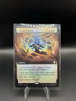 MTG Avatar's Wrath (Extended Art) Foil NM Avatar: The Last Airbender Magic 365 - Image 1