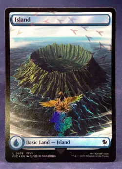 Island (Chocobo Track FOIL) MTG Commander: Final Fantasy - NM 0479 - Image 1