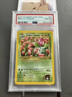Pokemon Gym Challenge Erika's Ivysaur #41 PSA 10 - Image 1