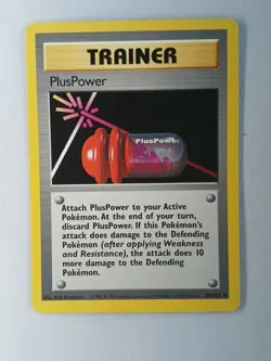 Carte pokemon ENGLISH PlusPower (BS 84) Set de Base [GOOD] 26.06.2025A - Image 1