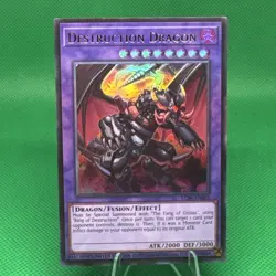 Yugioh Destruction Dragon LC06-EN003 Ultra Rare Limited Edition NM - Image 1