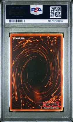 Yu-gi-oh 2002 Blue-Eyes White Dragon LOB-001 Misprint Error Foil Shift PSA 8 - Image 2