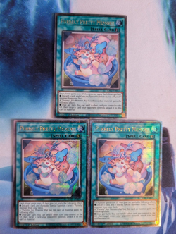 YuGiOh! Purrely Pretty Memory RA02-EN072 x 3 PLAYSET Quarter Century Rare 1st Ed - Image 1