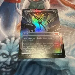 Crucible of Worlds (Borderless) [Double Masters 2022] Foil NM++ Magic MTG Cards - Image 1