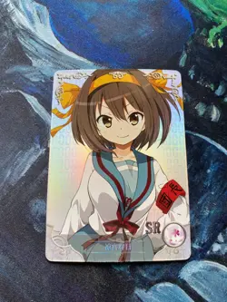 Haruhi Suzumiya SR Holo Textured Goddess Story Anime Waifu Card - Image 1