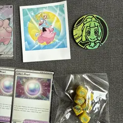 Pokemon TCG Lillie Premium Tournament Collection All Accessories + Pomo Cards! - Image 3