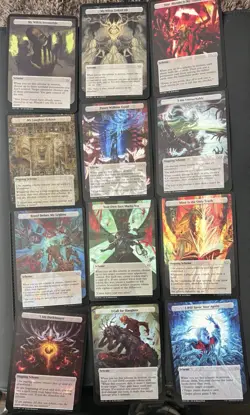 MTG Archenemy Jumbo Scheme Card Lot - 36 Oversized Cards - Near Complete Set - Image 5