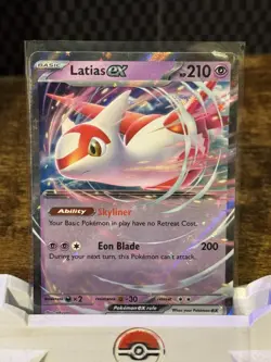 Pokemon TCG - Surging Sparks - Latias EX - Double Rare Card - 076/191 - NM/M - Image 2