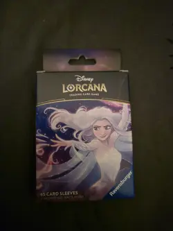Disney Lorcana TCG Elsa 65 Card Sleeves New Sealed - Image 1