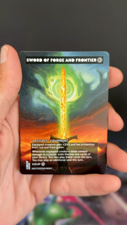 Set of 10 Swords Proxy Cards, Fire and Ice, Feast and Famine, War and Peace! - Image 2