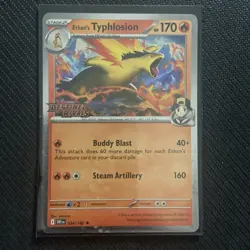 Pokemon Card Ethan's Typhlosion Pre-Release Promo (034) Destined Rivals NM - Image 1