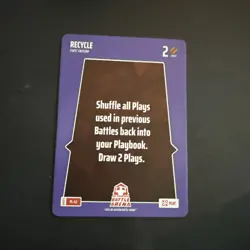 Recycle 2025 Bo Jackson Battle Arena Alpha Update Play Card #PL-43 - Image 1