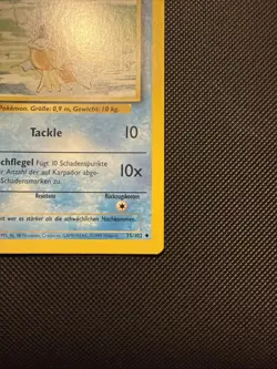 German Magikarp Karpador Base 1st Edition Pokemon 35/102 Card - Image 4