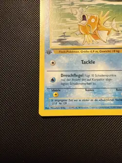 German Magikarp Karpador Base 1st Edition Pokemon 35/102 Card - Image 5