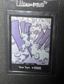 One Piece TS-01 LuffyGear Don card foil YOUR Turn +1000 Pack Fresh - Image 1