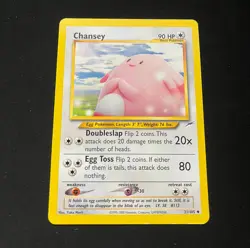 Chansey 31/105 Uncommon Neo Destiny Unlimited Pokemon Card LP - Image 1