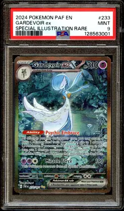 PSA 9 MINT Gardevoir Ex 233/091 SPECIAL ILLUSTRATION RARE Pokemon Card 001 - Image 2